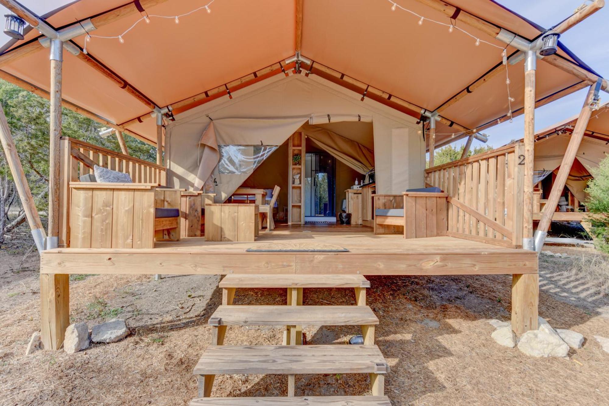 12 Fires Luxury Glamping With Heating #2 호텔 존슨 시티 외부 사진